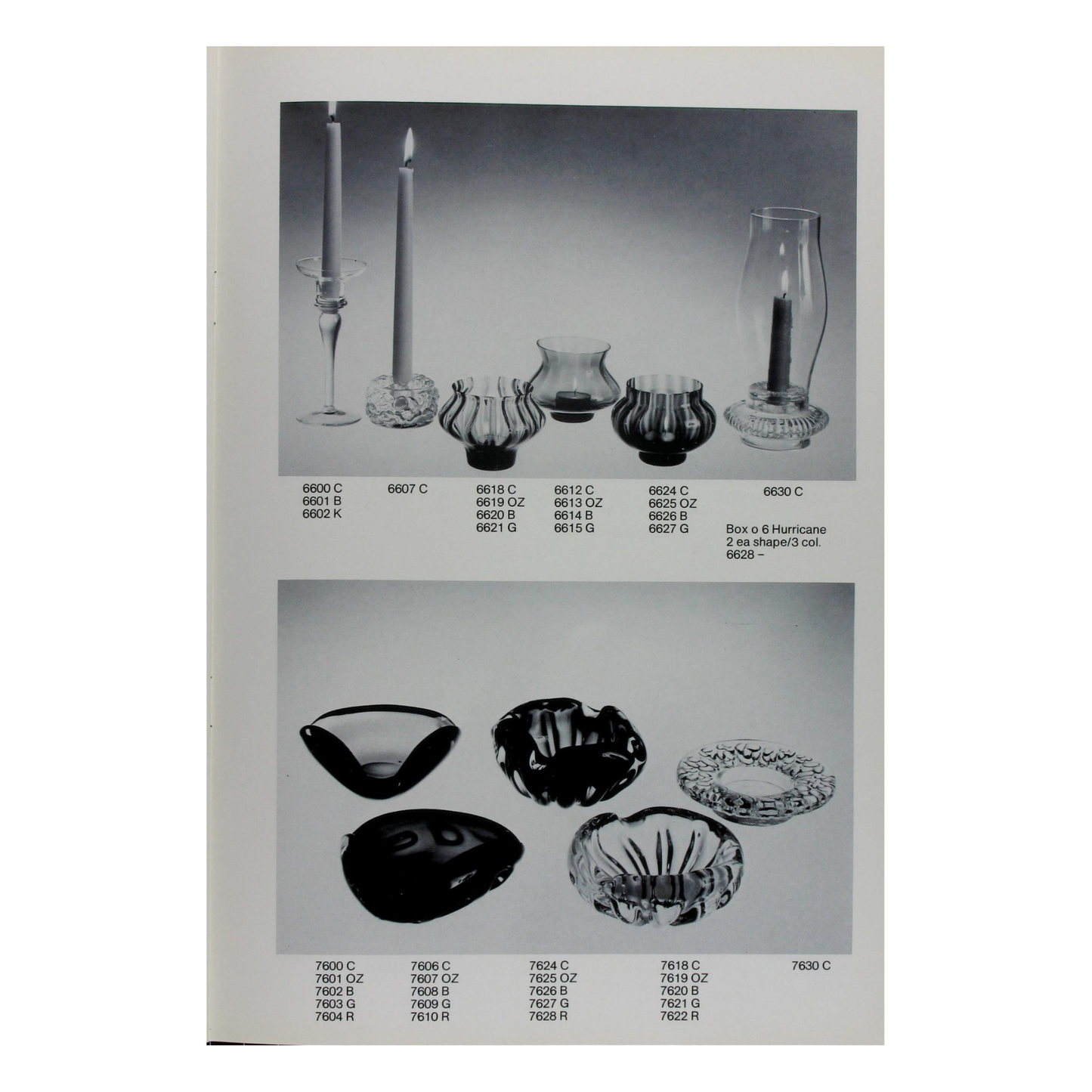 Åseda catalogue vintage Scandinavian glass collection