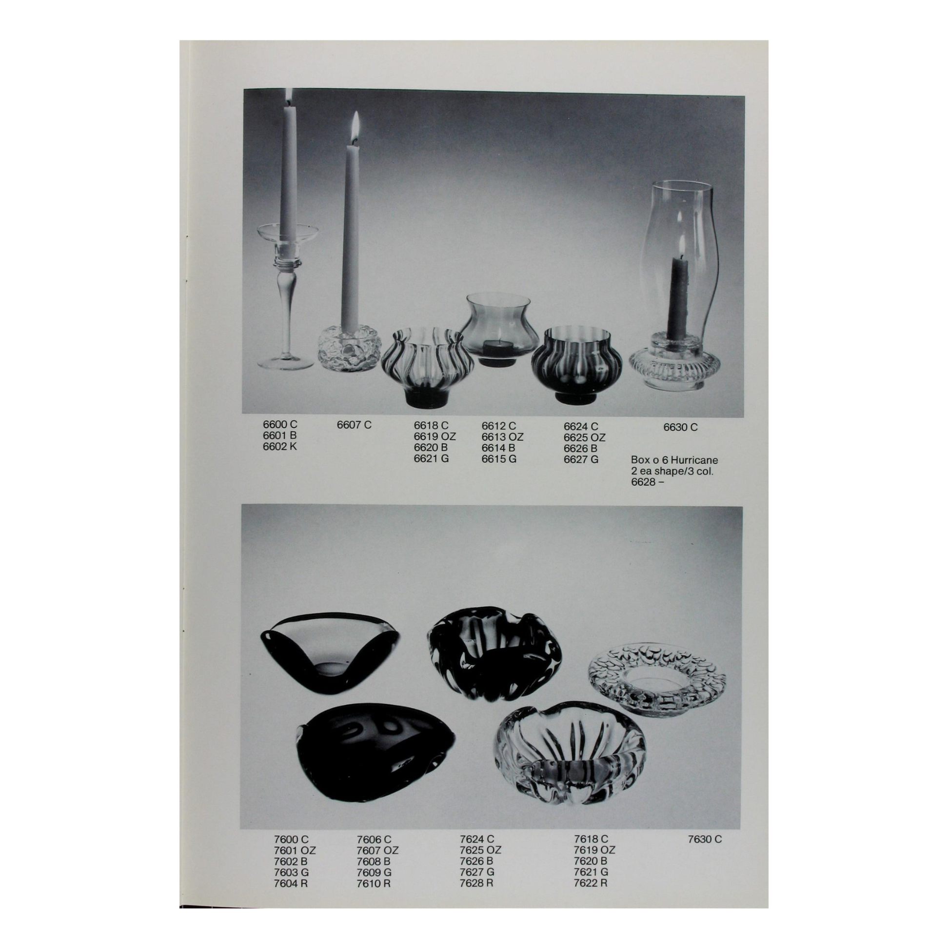 Åseda catalogue vintage Scandinavian glass collection