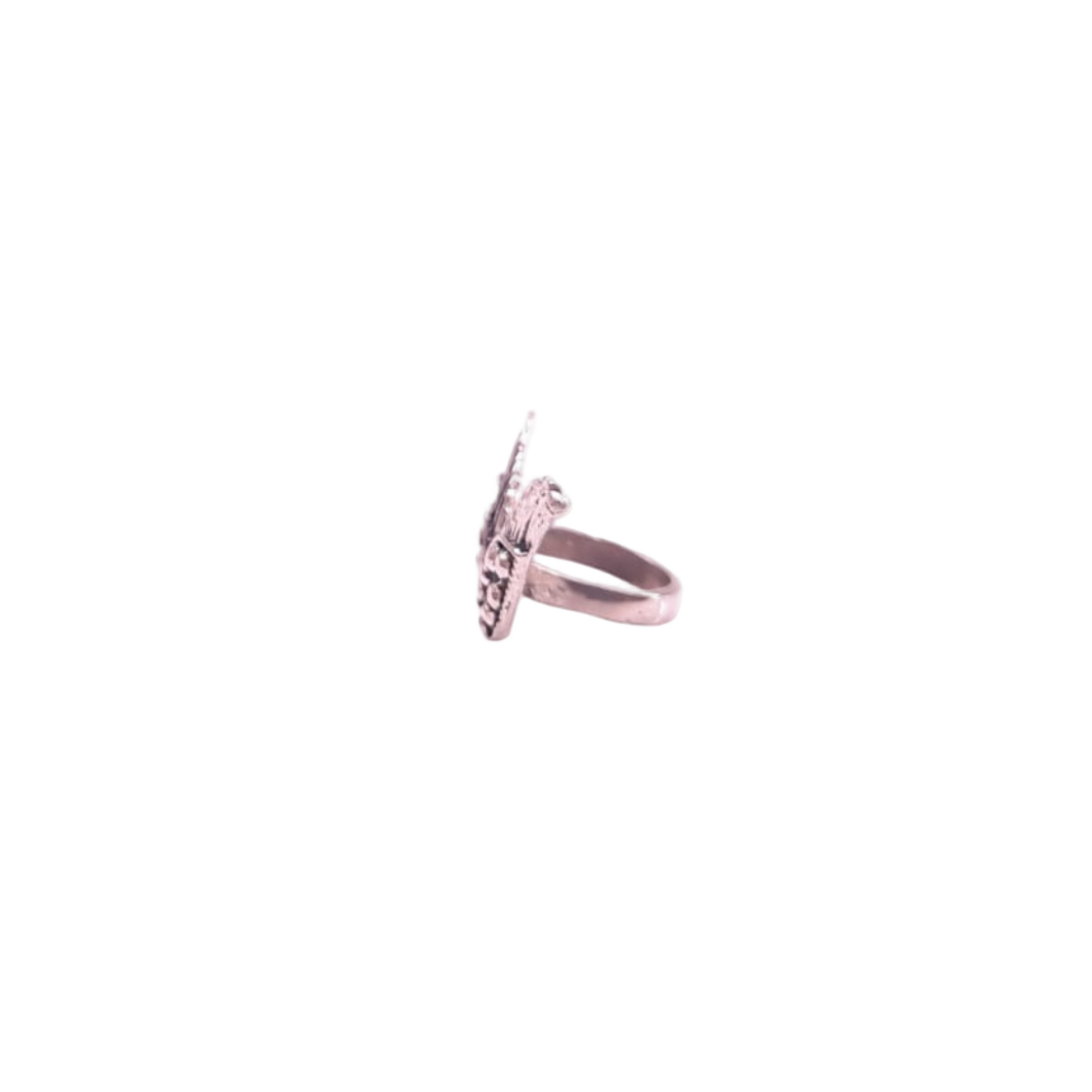 Freedom symbol silver wing ring artisan jewelry