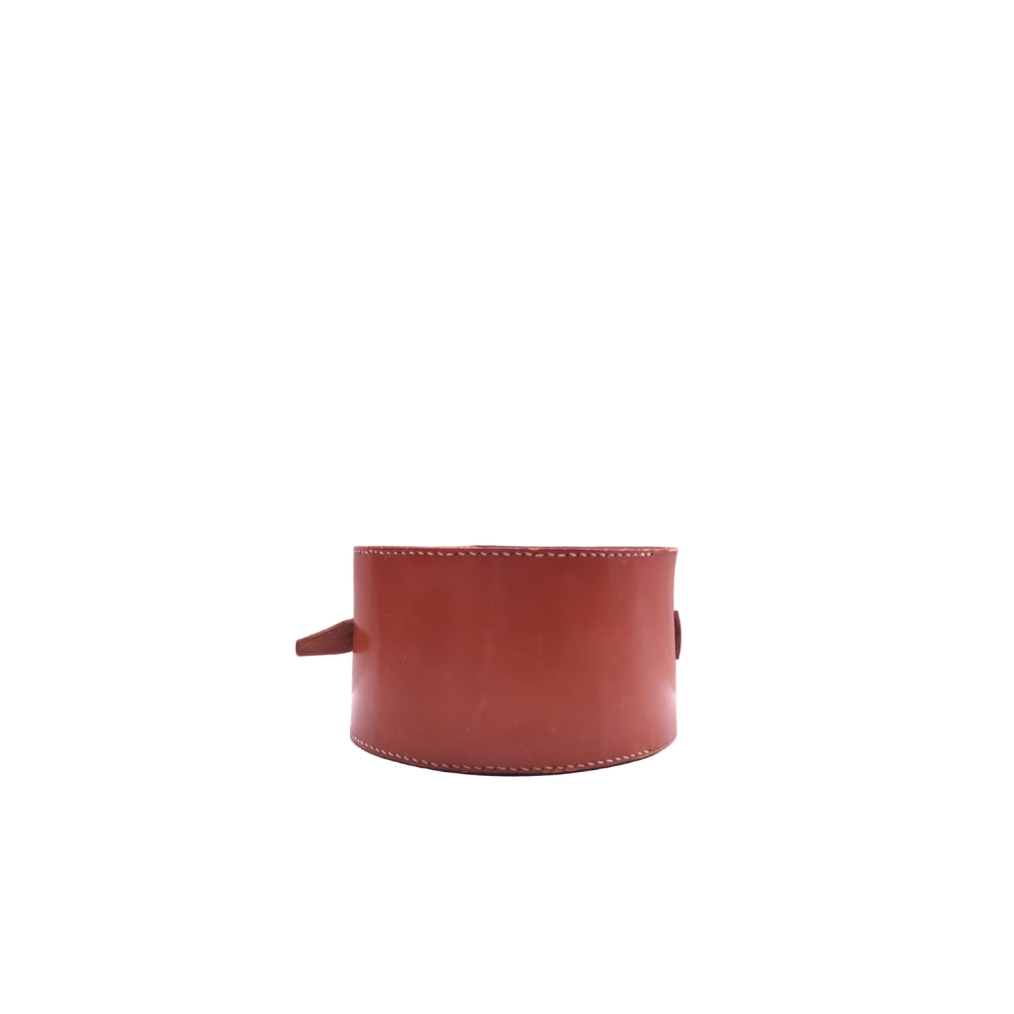 Antique leather case bottom view